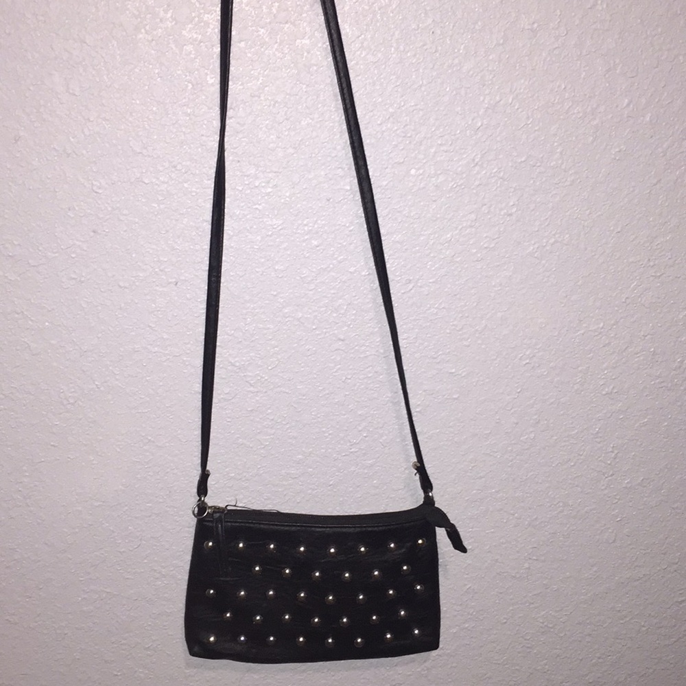 Leather bag.